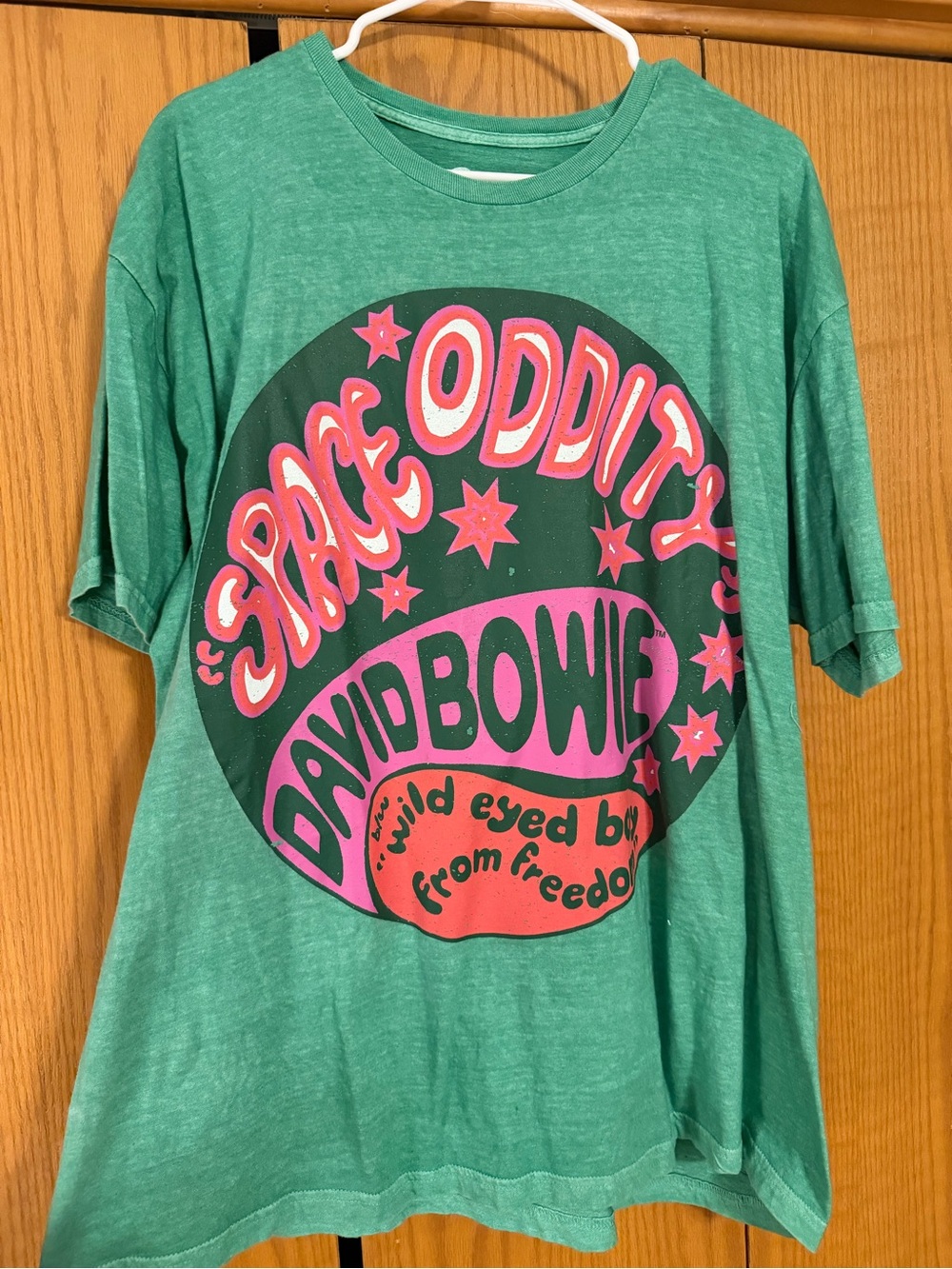 Buckle Green Graphic 'Space Oddity' David Bowie Tee